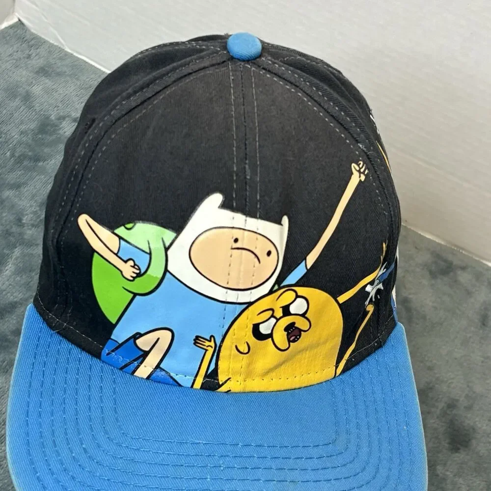 Adventure Time Cartoon Network Authentic Hat Adjustable Heck Yeah Snapback Youth